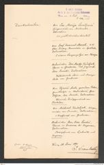 k.k. naturhistorisches Hofmuseum, Intendanzakten 1885-1896 (Hauer), Aktenzahl Z.443/1891, Seite 1